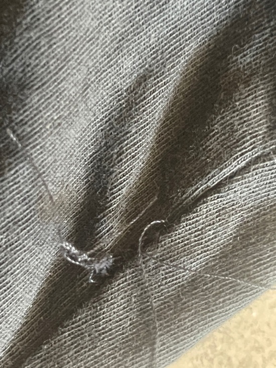 Free people movement Gray Long Sleeve Shirt cropped S - Picture 7 of 7